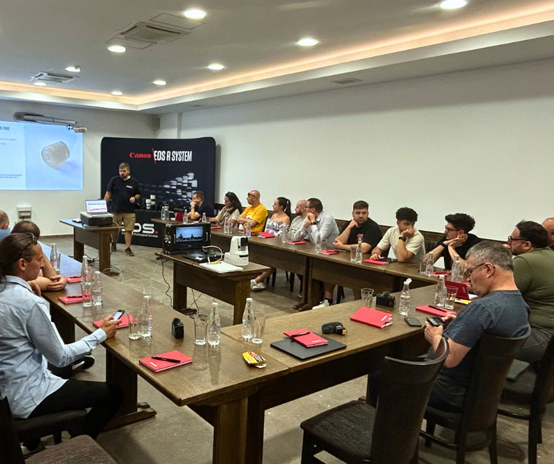 Workshop Canon în Bulgaria: EOS C50 și inovația într-un cadru spectaculos