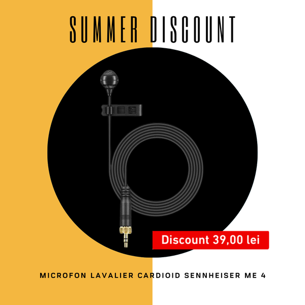 Microfon lavalier cardioid Sennheiser ME 4