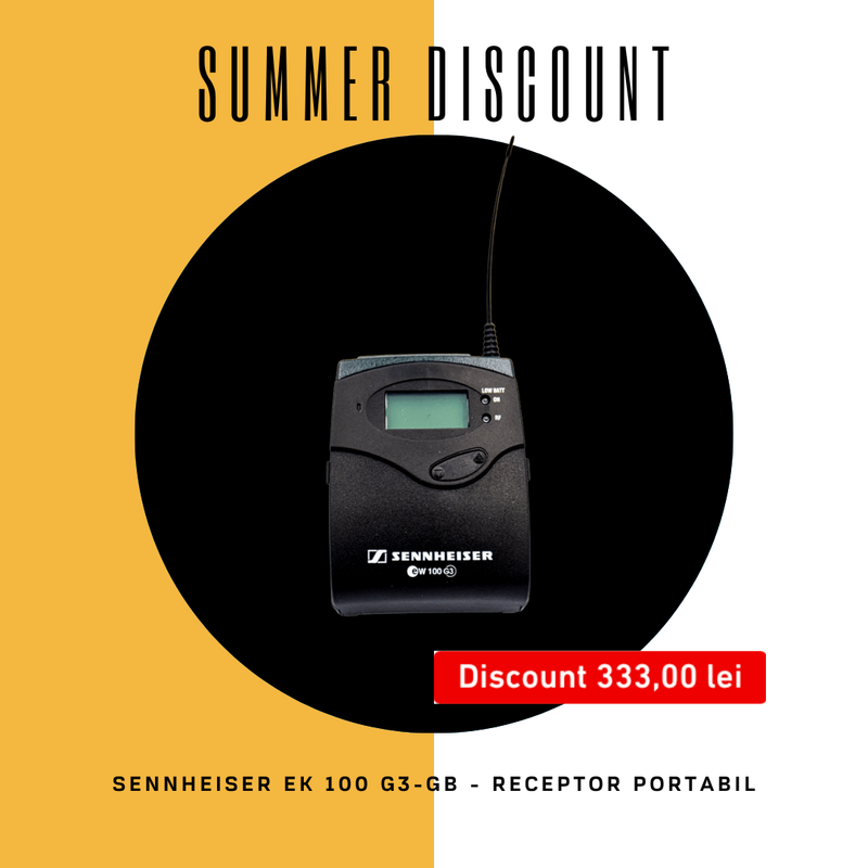 Sennheiser EK 100 G3-GB - Receptor portabil