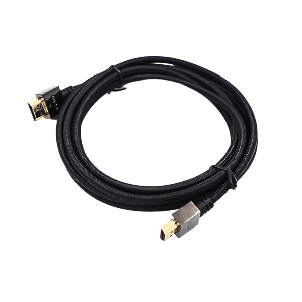 RoboTX Cablu HDMI de mare viteză BlackCotton, UHD, subțire, 2,5 m - cbspro