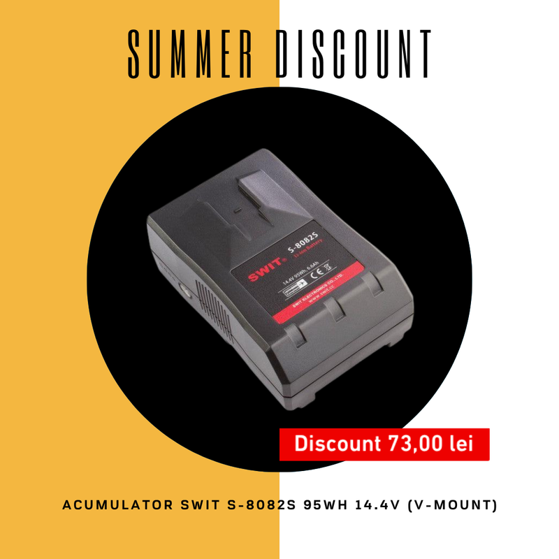 Acumulator SWIT S-8082S 95Wh 14.4V (V-Mount)