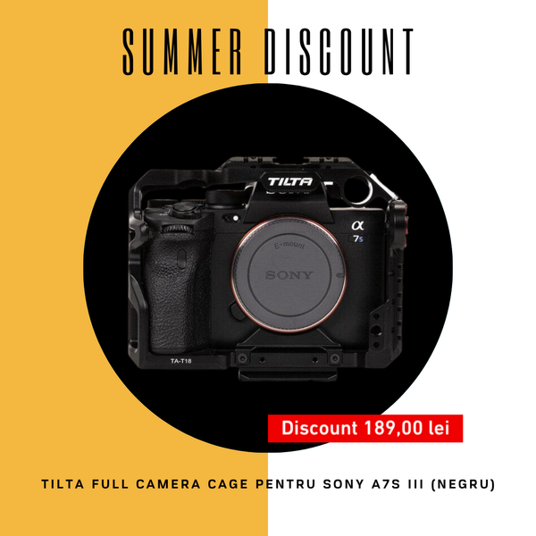Tilta Full Camera Cage pentru Sony a7S III (Negru)