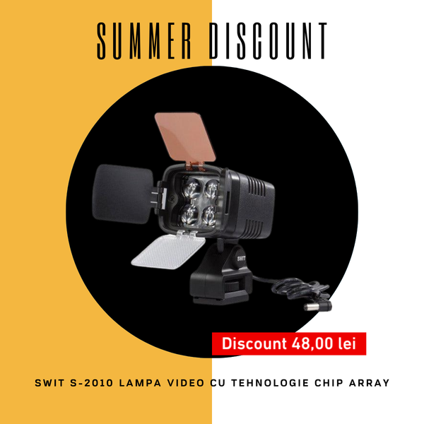 Swit S-2010 Lampa video cu tehnologie Chip Array