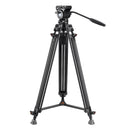 EK520 – Kit Trepied aluminiu cu cap fluid pentru producții video stabile