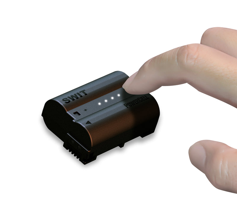 Swit Baterie PowerCell EN-EL15c USB-C 16Wh cu indicatori - pentru Nikon