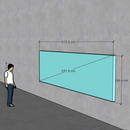 Ecran led showroom QSTECH H31 P2.5 showroom 5m x 1.4m