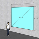 Ecran led QSTECH H31 P2.5 pentru magazin 2.6m x 2.8m