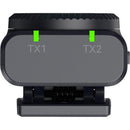 Hollyland Lark M2 Sistem Combo Microfon Lavaliera Wireless 2.4 GHz (Shine Charcoal)