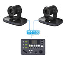 Kit 2 camere PRO AI PTZ 4K 20x cu AutoTracking