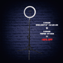 Kit E-Image Ring Light 12 inch cu trepied  E-Image WT-8025