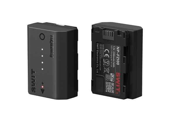 Swit Baterie PowerCell NP-FZ100 USB-C 16Wh cu indicatori - pentru Sony