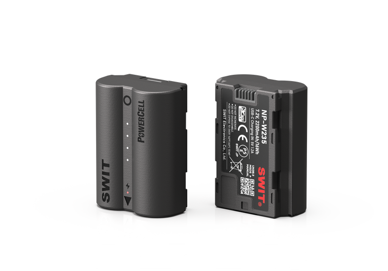 Swit Baterie PowerCell NP-W235 USB-C 16Wh cu indicatori - pentru Fujifilm