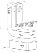 Zanus Robotics Cap Pan Tilt PAULI