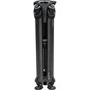 Vinten V8AS-FTMS System Vision 8AS flowtech100 MS – Sistem trepied profesional cu cap fluid pentru producții broadcast și filmare stabilă