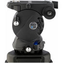 Vinten V8AS-FTMS System Vision 8AS flowtech100 MS – Sistem trepied profesional cu cap fluid pentru producții broadcast și filmare stabilă