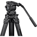 Vinten V8AS-FTMS System Vision 8AS flowtech100 MS – Sistem trepied profesional cu cap fluid pentru producții broadcast și filmare stabilă