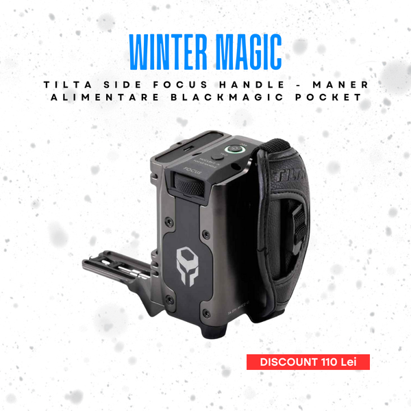 Tilta Side Focus Handle - Maner alimentare Blackmagic Pocket