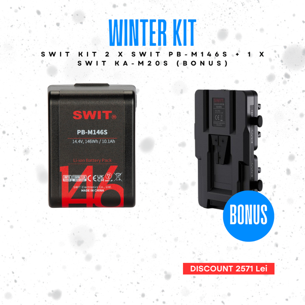 Swit Kit 2 x Swit PB-M146S + 1 X Swit KA-M20S (BONUS)