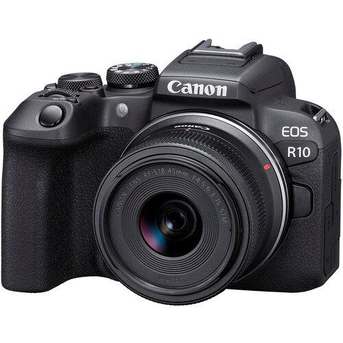 Kit Canon EOS R10 Camera Mirrorless + obiectiv de 18-45mm - cbspro