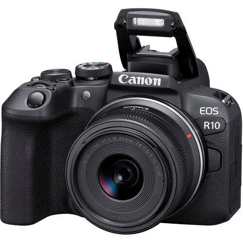 Kit Canon EOS R10 Camera Mirrorless + obiectiv de 18-45mm - cbspro