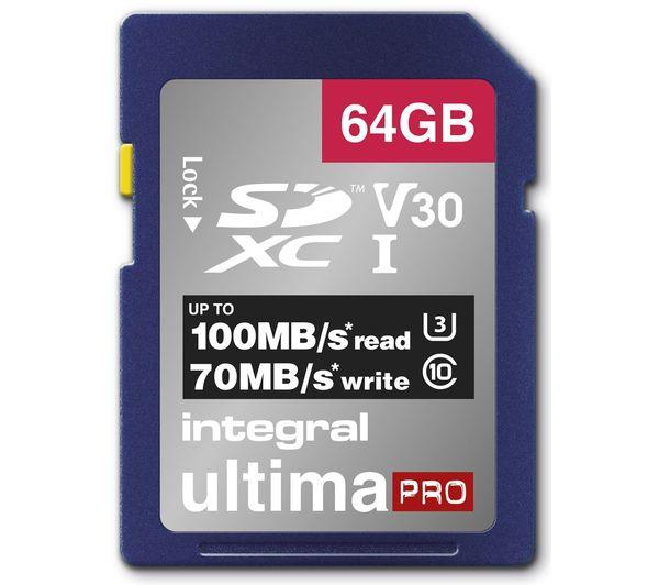 Integral UltimaPro INSDX64G-100/70V30 Card de memorie flash - cbspro