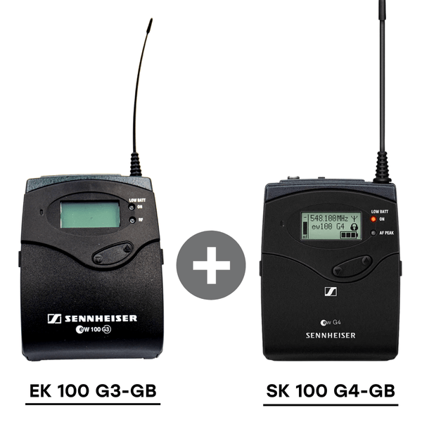 Kit Sennheiser SK 100 G4-GB + EK 100 G3-GB - cbspro