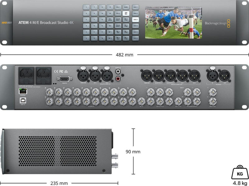 Blackmagic Design ATEM 4 M/E Broadcast Studio 4K - cbspro