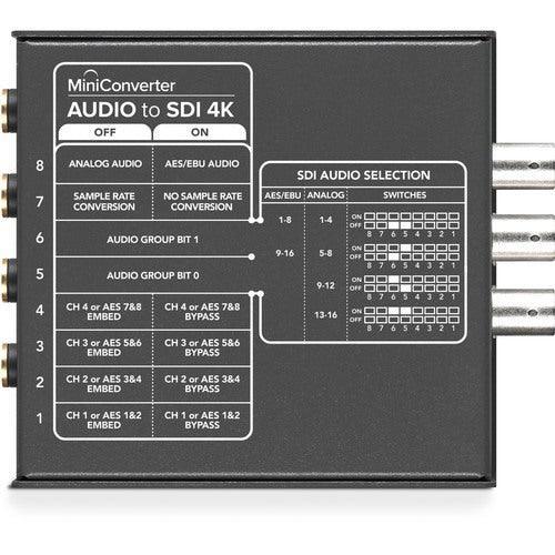 Blackmagic Design Mini Converter Audio to SDI 4K - cbspro