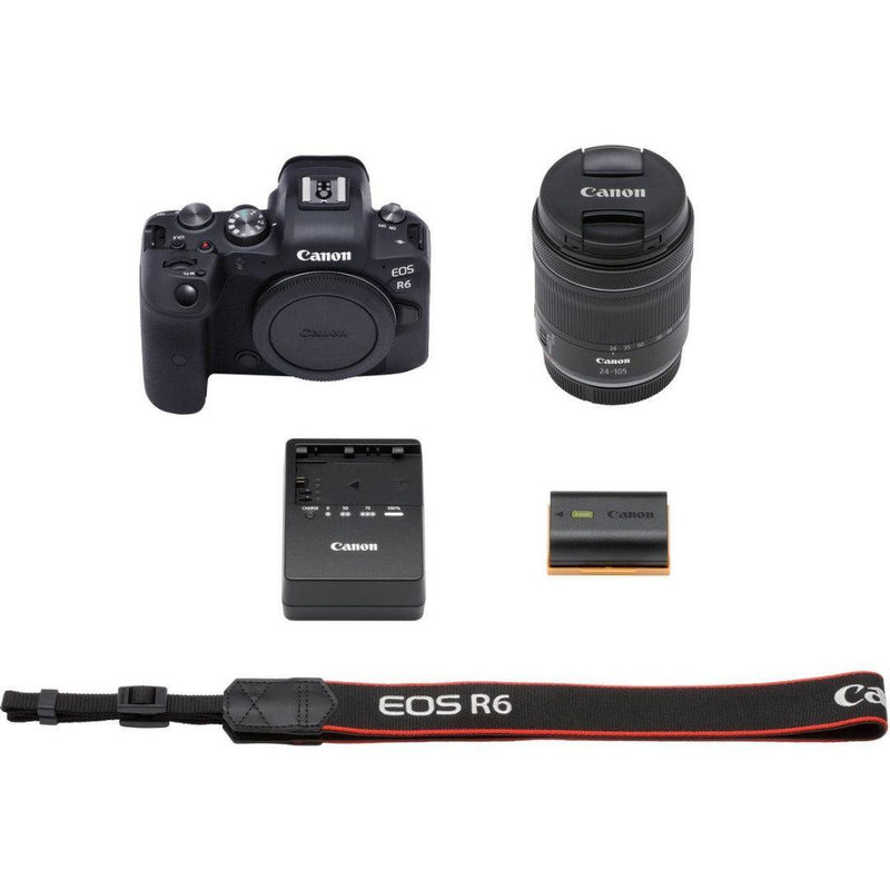 Cameră Mirrorless Canon EOS R6 cu obiectiv 24-105 mm f/4-7.1 - cbspro