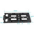 CAMVATE C1853 Chesse Plate cu montaj multifuncțional cu bloc de șine - cbspro