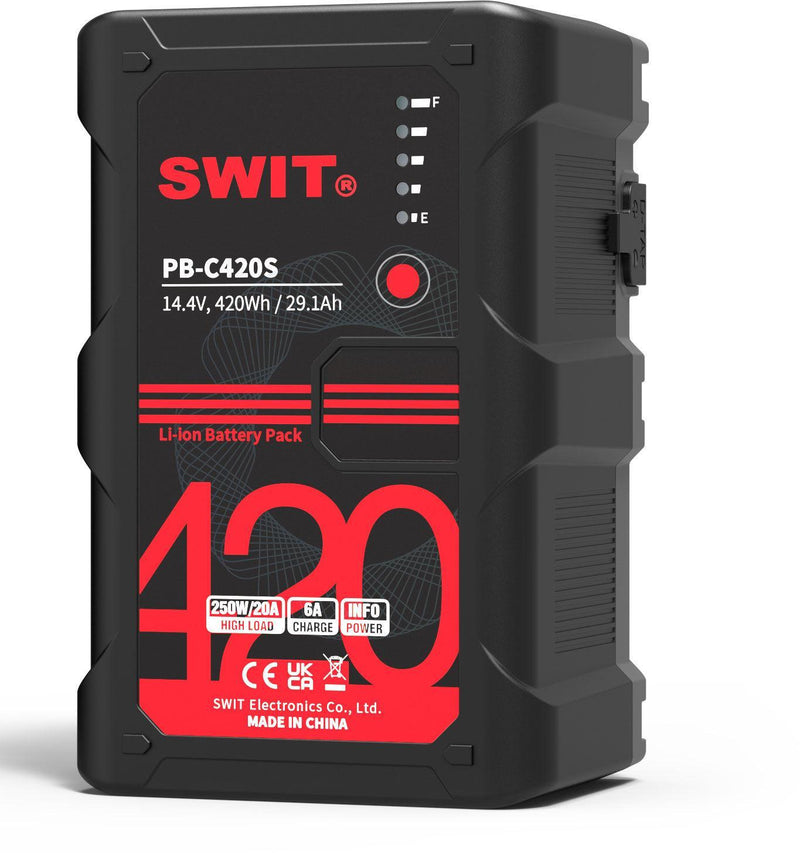 Swit PB-C420S Baterie V-mount de capacitate mare de 420Wh - cbspro